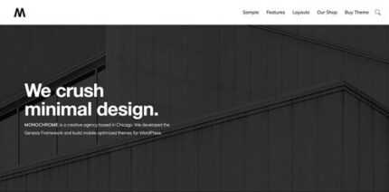 StudioPress Monochrome Pro Genesis WordPress Theme