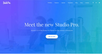 StudioPress Studio Pro Genesis WordPress Theme