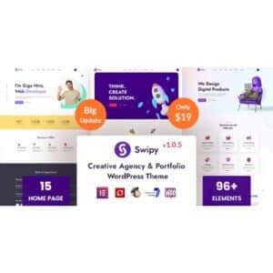Swipy Creative Agency WordPress Theme