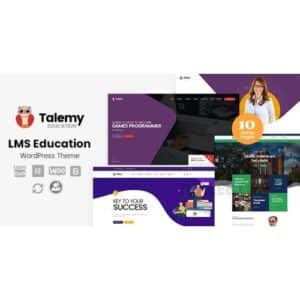 Talemy LMS Education WordPress Theme
