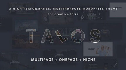 Talos – Creative Multipurpose WordPress Theme