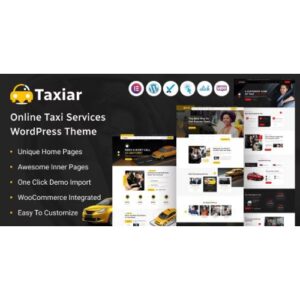 Taxiar Online Taxi Service Wordpress Theme