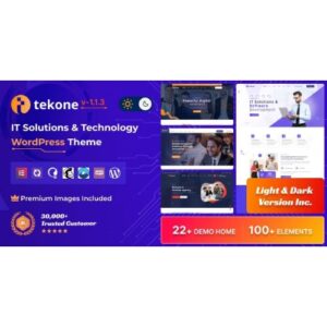 Tekone IT Solutions & Technology WordPress Theme