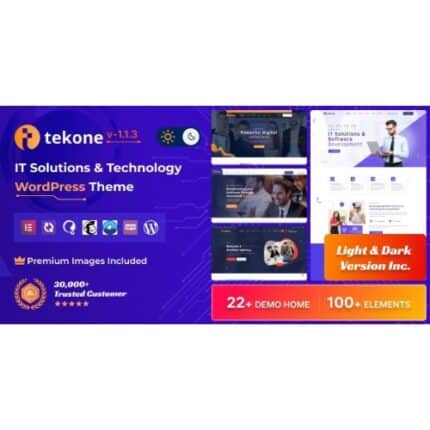Tekone - IT Solutions & Technology WordPress Theme