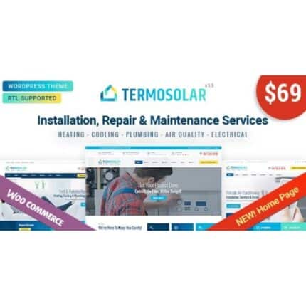 Termosolar - Maintenance Services WordPress Theme
