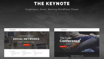 The Keynote – Conference / Event / Meeting WordPress Theme