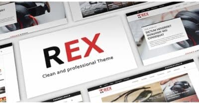 The REX WordPress Magazine and Blog Theme