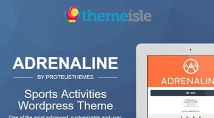 ThemeIsle Adrenaline PT WordPress Theme