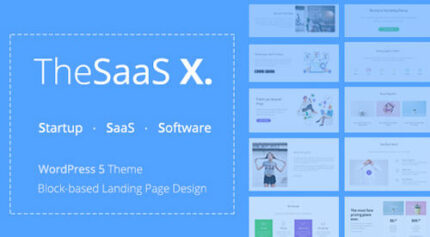 TheSaaS X – Responsive SaaS, Startup & Business WordPress Theme