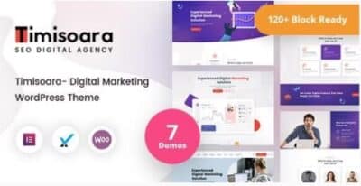 Timisoara Digital Marketing WordPress Theme + RTL