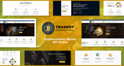 Tradent – Cryptocurrency, Bitcoin WordPress Theme