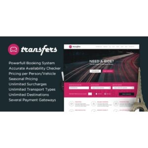 Transfers Transport and Car Hire WordPress Theme