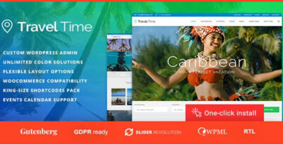 Travel Time – Tour and Hotel WordPress Theme