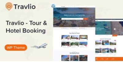 Travlio Travel Booking WordPress Theme