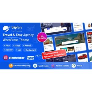 Tripfery Travel & Tour Booking WordPress Theme