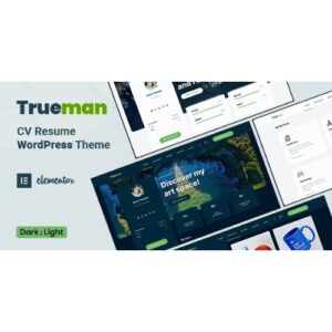 Trueman CV Resume WordPress Theme