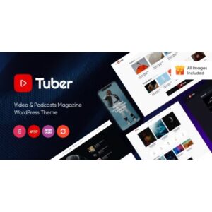 Tuber Video Blog & Podcast WordPress Theme