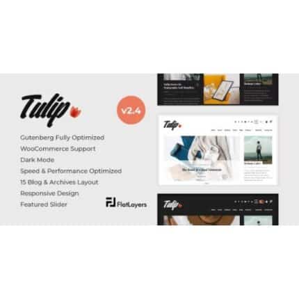 Tulip - Responsive WordPress Blog Theme