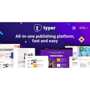 Typer Multi Author Publishing WordPress Theme