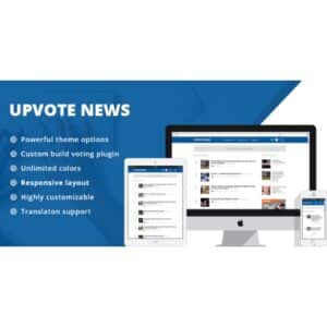 UpVote Social Bookmarking WordPress Theme