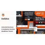 Validus - Industrial Business & Handyman Services WordPress Theme