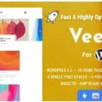 Veen - Minimal Lightweight AMP Blog for WordPress
