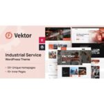 Vektor - Industrial Service WordPress Theme