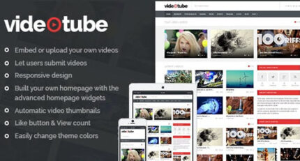VideoTube – Responsive Video WordPress Theme