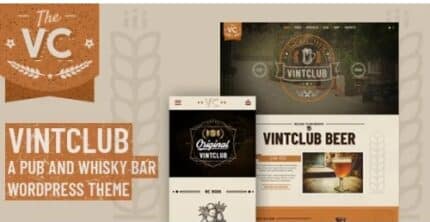 VintClub - A Pub and Whisky Bar WordPress Theme