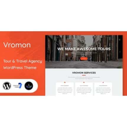 Vromon - Tour & Travel Agency WordPress Theme