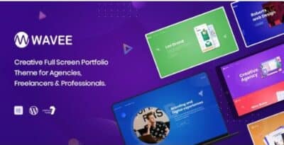 Wavee Creative Portfolio WordPress Theme