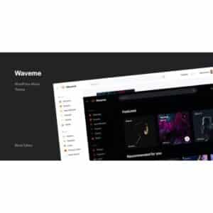 Waveme Music Platform WordPress Theme