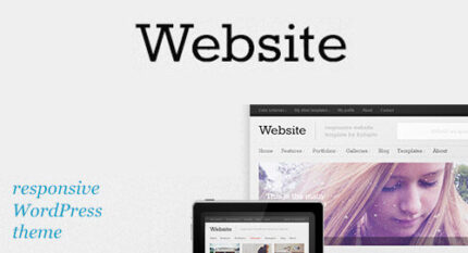 Website – Responsive WordPress Theme