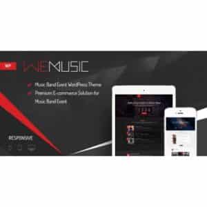 WeMusic Music Band Event WordPress Theme