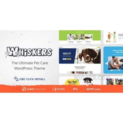 Whiskers - Pet and Vet WordPress Theme