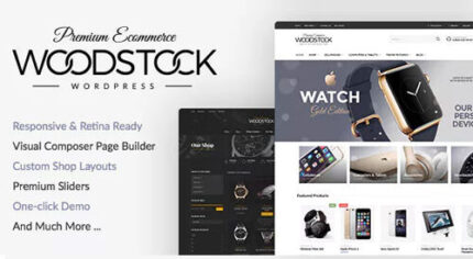 Woodstock – Electronics Responsive WooCommerce Theme