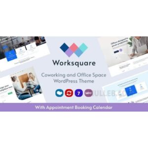Worksquare Coworking and Office Space WordPress Theme