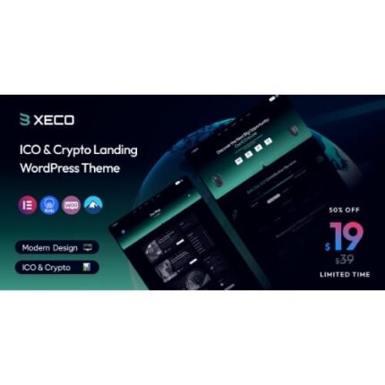 Xeco - ICO & Crypto Landing WordPress Theme