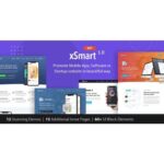 xSmart - App Landing Page WordPress Theme in Tech Presentation, Promo Marketing & Advertising Agency