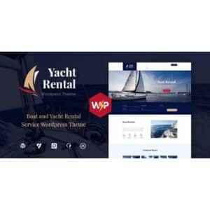 Yacht rental boat services theme