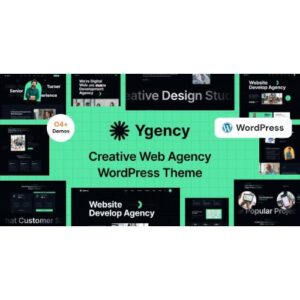 Ygency web design agency elementor wordpress theme