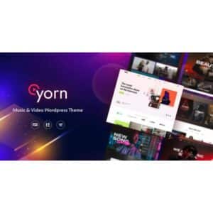 Yorn music & video wordpress theme