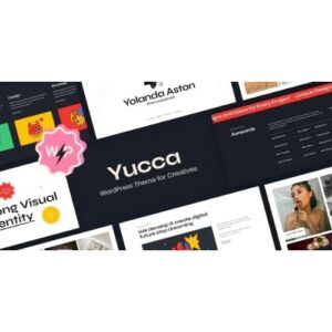 Yucca wordpress theme & personal portfolio for creatives