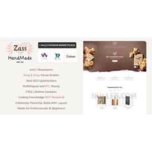 Zass woocommerce theme for handmade artists and artisans