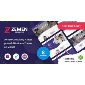 Zemen multi purpose consulting business wordpress theme + rtl