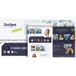 Zenspot lifestyle blog wordpress theme