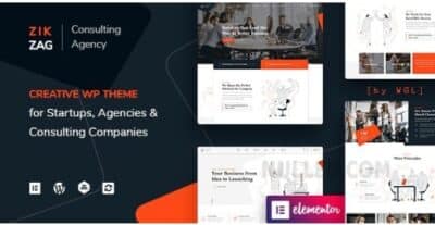Zikzag consulting & agency wordpress theme