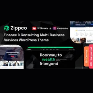 Zippco – business and finance consulting wordpress theme