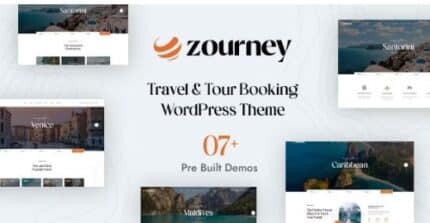 Zourney - Travel Tour Booking WordPress Theme