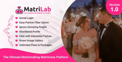 MatriLab Ultimate Matchmaking Matrimony Platform